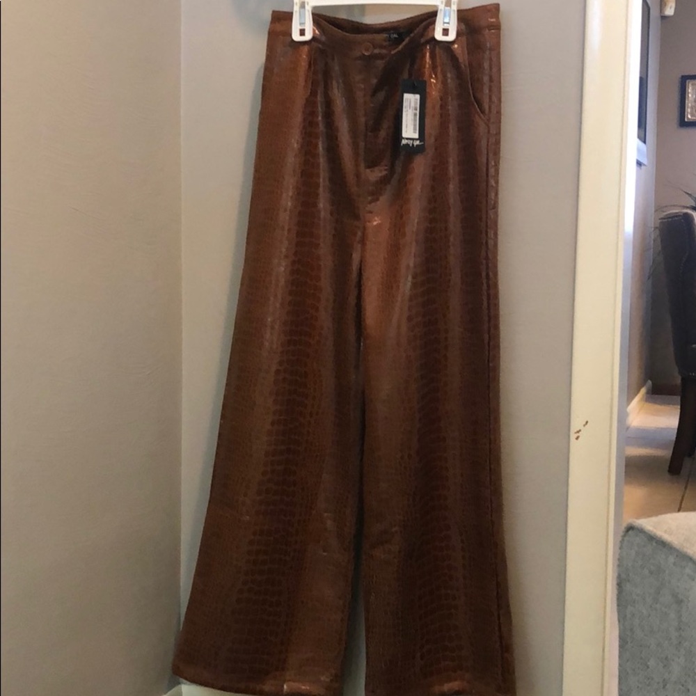 Nasty gal brown pant suit